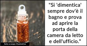 La moglie piazza una bomba di brillantini per impedire alla suocera di curiosare nella sua camera da letto