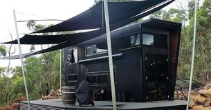 Tiny-Home-On-Wheels With Natural Skylights And Spacious Patio Cost Couple Only $90,000 To Construct