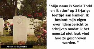 Vrouw schrijft haar eigen overlijdensbericht voor ze overlijdt, inclusief advies voor degenen die ze achterliet