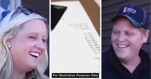 Husband And Wife Leave Message On Receipt To Spread Awareness After Slow Wait Staff Service