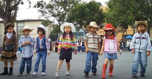 First-Graders Dress Up As Sweet Cowboys And Cowgirls For 'Achy Breaky Heart' Line Dance