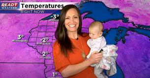 Adorable Baby Girl Becomes Fan Favorite After She Appears Live On-Air With Her Meteorologist Mom