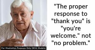 Views About Correct Response To ‘Thank You’ Lead To Heated Debate Between Young & Old