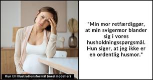 Mand kritiserer gravid mor for at være en dårlig kone og forventer, at hun laver mad og gør rent på trods af 14 timers arbejdsdag