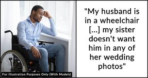 Bride Excludes Brother-In-Law From Her Wedding And Family Photos Because He’s In A Wheelchair