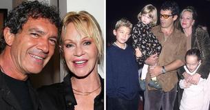 Antonio Banderas "irrumpió" en la vida de los hijos de Melanie Griffith y los amó "con locura"