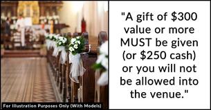 Bride Angers Sister With 'Attendance Requirements' For Her Wedding: No Entry Without $300 Gift