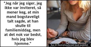 Kvinde braser ind midt under sin mands familiemiddag efter at være blevet smidt ud for dårlig opførsel flere gange