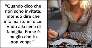 La moglie si imbuca alla cena di famiglia del marito dopo esserne stata esclusa