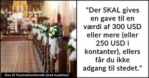 Bruden gør sin søster vred med "krav om fremmøde" til sit bryllup: Ingen adgang uden 300 dollars gave