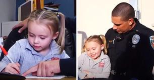Officer Adopts Little Girl He Met While Performing Welfare Check On Her Family