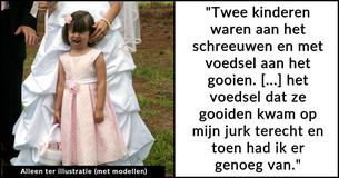 Boos pasgetrouwd koppel stuurt rekening voor maaltijd naar ouders omdat ze hun 'rumoerige' kinderen meenamen naar hun kindvrij trouwfeest