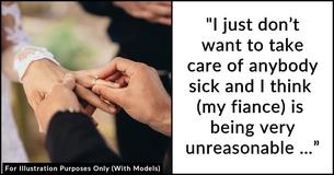 Bride Wants ‘In Sickness’ Removed From Wedding Vows As She ‘Hates’ Caring For Sick People