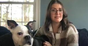 Boston Terrier stört Eltern in der Nacht, indem er sich weigert, das Zimmer eines Neugeborenen zu verlassen, und rettet ihm das Leben