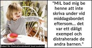 Farmors ilska över att döva dottern använde teckenspråk vid middagsbordet orsakar en familjefejd
