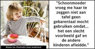 Grootmoeder wordt boos omdat dove kleindochter gebarentaal gebruikt aan de eettafel, veroorzaakt familieruzie