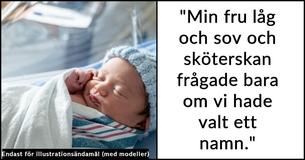 Mannen kallas "grym" för att ha ändrat sin nyfödda dotters namn bakom hustruns rygg
