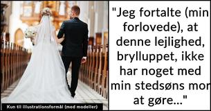 Brud nægter at lade stedbarn afspille præsentation af sin afdøde mor ved hendes bryllup