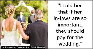 Dad Refuses To Pay For His Daughter's Wedding After His Family Is 'Excluded' From It