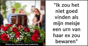 Man vindt de vriendin van zijn broer 'eng' omdat ze de as van haar overleden man bewaart