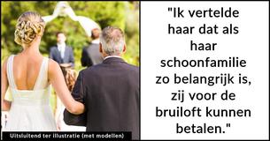 Vader weigert om te betalen voor huwelijk van zijn dochter, nadat zijn familie wordt "uitgesloten"