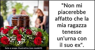 Un uomo pensa che la fidanzata del fratello sia "inquietante" per aver conservato le ceneri del marito scomparso