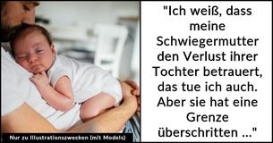 "Wütender" Witwer ruft die Polizei, nachdem er die Schwiegermutter beim Stillen seines Neugeborenen erwischt hat