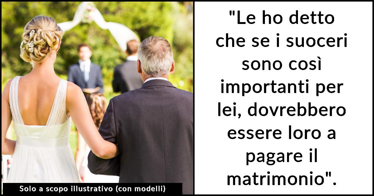 Un padre si rifiuta di pagare il matrimonio della figlia dopo che la ...
