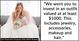 Bridezilla Criticized For Her Specific Dress Code Based On Guests’ Body Weight & Monetary Demands