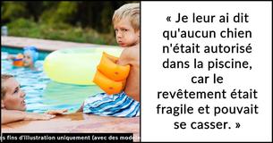 Des parents exigent qu'un homme rouvre une piscine privée qu'il a fermée après que les enfants du quartier l'ont endommagée