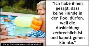 Eltern "verlangen" von Mann, dass er seinen privaten Pool wieder öffnet, nachdem Kinder aus der Nachbarschaft ihn beschädigt hatten