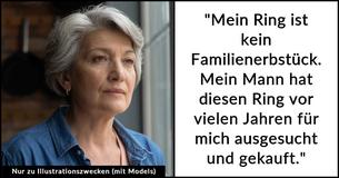 Mutter wird als "egoistisch" bezeichnet, da sie sich weigert, ihrem Sohn und seiner Verlobten ihren eigenen Verlobungsring zu geben