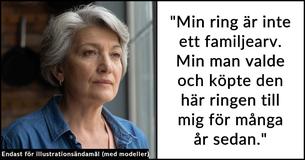 Mamma kallas "självisk" för att hon vägrade ge sin egen förlovningsring till sonen och hans fästmö