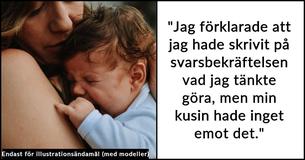 En kvinna tar med sig ett barn till ett barnfritt bröllop men blir förvirrad när hon kritiseras för sitt beslut
