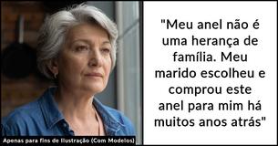 Mãe é chamada de 'egoísta' por se recusar a dar seu próprio anel de noivado ao filho e nora