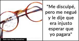 Un papá se niega a pagar las gafas rotas de la niñera por un "malentendido"