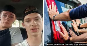 3 adolescentes empurraram carro quebrado de uma mulher por 8 quilômetros porque ela não podia pagar pelo reboque