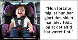 Far lader som om han stjæler sin søn fra en ulåst bil for at give sin kone en lærestreg