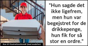 Mand hjælper pizzabud, der fik 20 dollars i drikkepenge på en ordre til 938 dollars, hvilket fik ham til at tale ud om drikkepengekulturen