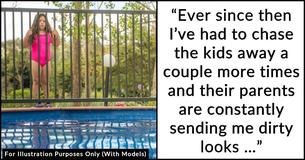 Furious Neighbors Criticize Woman For Not Letting Their Kids Use Her Private Pool