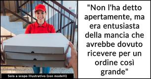 Un uomo aiuta la fattorina che ha ricevuto una mancia di 20 dollari su un ordine di 938 dollari, inducendolo a parlare della cultura delle mance
