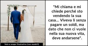 Il figlio dice ai genitori che non vanno "abbastanza bene" per venire al suo matrimonio, così loro vendono la sua casa