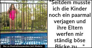 Wütende Nachbarn kritisieren Frau, weil sie deren Kindern nicht erlaubt, ihren privaten Pool zu benutzen