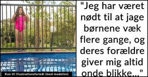 Rasende naboer kritiserer kvinde for ikke at lade deres børn bruge hendes private pool