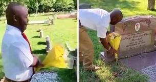 Teen With Down Syndrome Visits His Mom’s Grave To Emotionally Say ‘I Graduated’