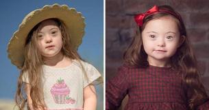 Una modelo de 6 años con síndrome de Down conquista el corazón del público al desafiar los estereotipos de belleza
