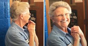 Elementary School Community Celebrates 77-Year-Old Custodian With First Ever Birthday Party