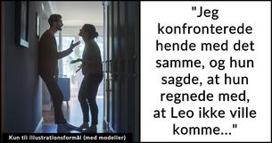 Far aflyser familieferie, efter at konen har udelukket sønnen bag hans ryg