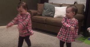Twin Girls And Their Siblings Dance To Dad's Music In Sheer Delight