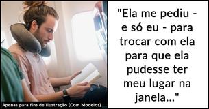 Homem se recusa a mudar de assento no avião para que mãe possa sentar ao lado de  filha pequena, e diz: "não é problema meu"